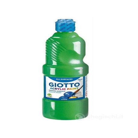 Giotto FLACONE 500ML TEMPERA ACRILICA VERDE