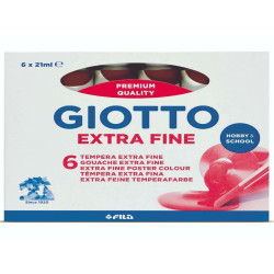 Giotto Tempera Extra in tubetto - confezione 6 pz Terra di Siena Bruciata