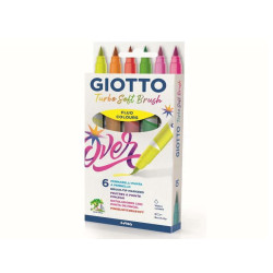 Giotto Turbo Soft Brush FLUO 6 pz