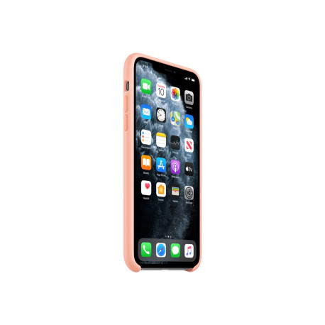Apple - Cover per cellulare - silicone - pompelmo - per iPhone 11 Pro Max