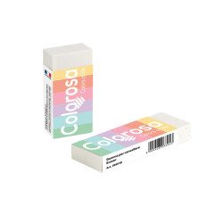 Gomma Pastel - 6,2 x 1,2 x 2,2 cm - vinile - Colorosa - conf. 20 pezzi