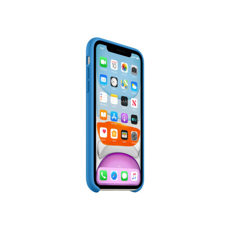 Apple - Cover per cellulare - silicone - Surf Blue - per iPhone 11