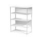 Libreria 5 ripiani Modular - 90 x 44 x 161 cm - struttura metal bianco - bianco