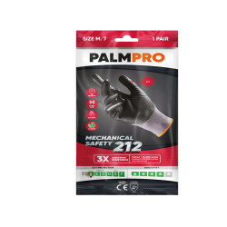 Guanti mechanical Safety Palmpro 212 - taglia XL - grigio/nero - Icoguanti