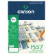 Blocco collato lato corto  1557 - A3 - 180 gr - 30 fogli - Canson