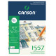 Blocco collato lato corto 1557 - A4 - 180 gr - 30 fogli - Canson