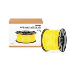 Hamlet HP3DXROLYL Bobina 1Kg di filamento universale ABS 1.75mm Giallo