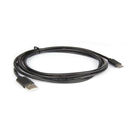 Hamlet XCU2A-UC-MM18 Cavo da USB-C a USB A 2.0 MM 180 cm Nero