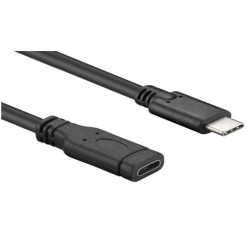 Hamlet XCUC-UC-MF10 Prolunga USB-C maschiofemmina 3.2 Gen1. 5Gbps 100cm