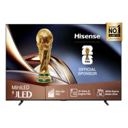 Hisense 100U8Q, 2,54 m (100"), 3840 x 2160 Pixel, ULED, Smart TV, Wi-Fi, Nero, Grigio