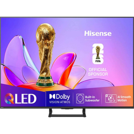 Hisense A7Q 55A79Q, 127 cm (50"), 3840 x 2160 Pixel, QLED, Smart TV, Wi-Fi, Nero