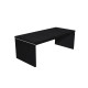Scrivania direzionale Prestige - 210 x 90 x 74 cm - nero venato