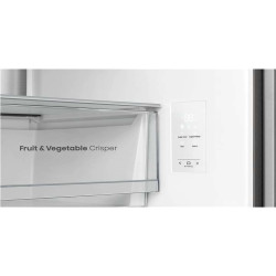Hisense PureFlat Slim RQ5P470SMIE Total No Frost American Fridge Freezer with My Fresh Choice zone - Stainless Steel - E Rated
