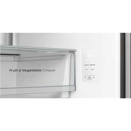 Hisense PureFlat Slim RQ5P470SMIE Total No Frost American Fridge Freezer with My Fresh Choice zone - Stainless Steel - E Rated