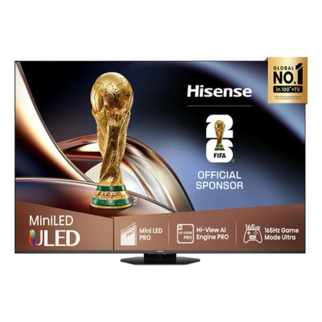 Hisense Smart TV ULED MiniLED 55" 4K 55U8Q, 139,7 cm (55"), 3840 x 2160 Pixel, ULED, Smart TV, Wi-Fi, Nero