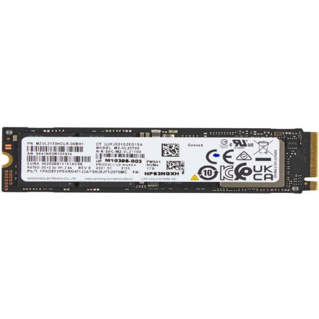HP Inc. SSD da 2 TB PCle 4x4 NVMe M.2 2280 (Elite e Zbook G11)