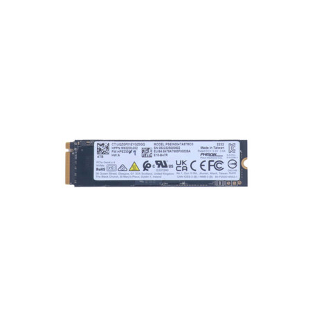 HP Unità SSD PCIe-4x4 da 4 TB, Business, 232 mm, 148 mm, 10 mm, 60 g, 0 - 70 °C