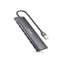 HUB 7 PORTE USB-A 3.0 IN ALLUMINIO AUTOALIMENTATO