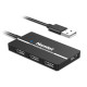 Hub USB 2.0 compatto slim a 4 Porte autoalimentato