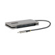 Hub USB-C a 4 porte - Multipresa USB Type-C Portatile con Power Delivery 100W Pass-Through - Ciabatta USB 3.1 10Gbps con cavo a