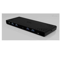 I-Tec Docking station universale USB-C, USB-A. DOPPIO MONITOR 4K + PD85W con ALIMENTATORE