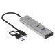 I-Tec HUB Universale MTL USB-CUSB-A (4 porte USB (2x USB-A e 2x USB-C) + PD 85W