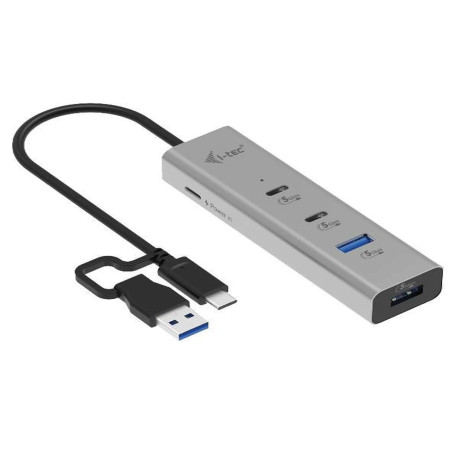 I-Tec HUB Universale MTL USB-CUSB-A (4 porte USB (2x USB-A e 2x USB-C) + PD 85W