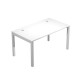 Scrivania singola Agorà - 140 x 80 x 72,5 cm - bianco