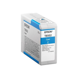 Epson T850200 - 80 ml - alta capienza - ciano - originale - cartuccia d'inchiostro - per SureColor P800, P800 Designer Edition,