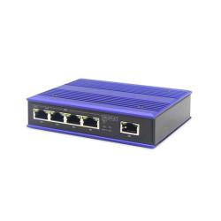 INDUSTRIAL 4-PORT GIGABIT POE SWITCH + 1 UPLINK PORT