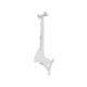 ITB Solution Staffa a soffitto VESA 200×200 – Silve - MB4757