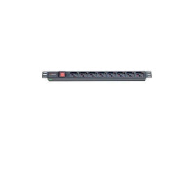 ITrack PDU 1U 8 PRESE UNIVERSALE CON INTERRUTTORE LUMINOSO - SPINA SCHUKO 16A