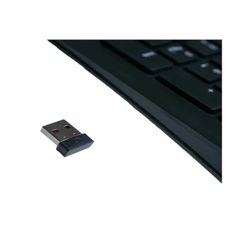 KEYBOARD KT40 WIRELESS BLACK