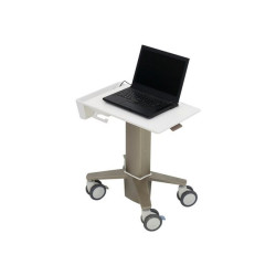 Ergotron CareFit - Carrello - Slim - per portatile - Alluminio, acciaio placcato zinco, plastica di alta qualità - bianco, grig