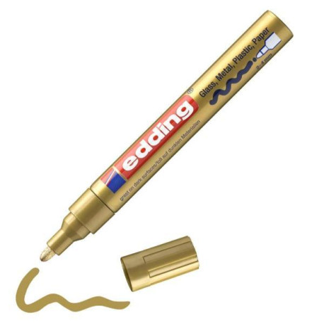 Edding 750 MARCATORE A VERNICE PUNTA CONICA ORO