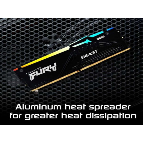 Kingston 32GB 5200MTs DDR5 CL40 DIMM FURY Beast RGB