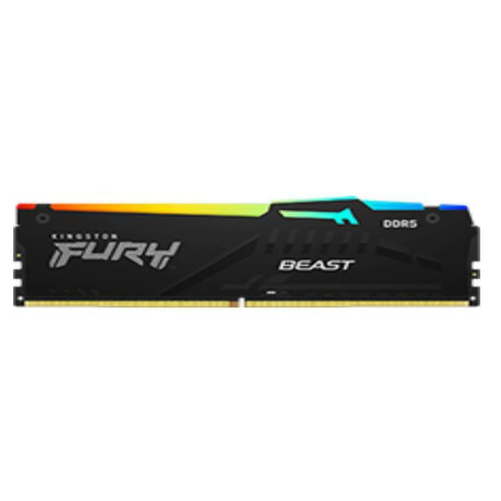 Kingston 64GB (2x32GB) DDR5 6000MTs CL30 FURY Beast Black RGB EXPO