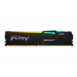 Kingston 64GB 5200MTs DDR5 CL40 DIMM (Kit of 2) FURY Beast RGB