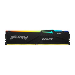 Kingston 64GB 5600MTs DDR5 CL40 DIMM (Kit of 2) FURY Beast RGB