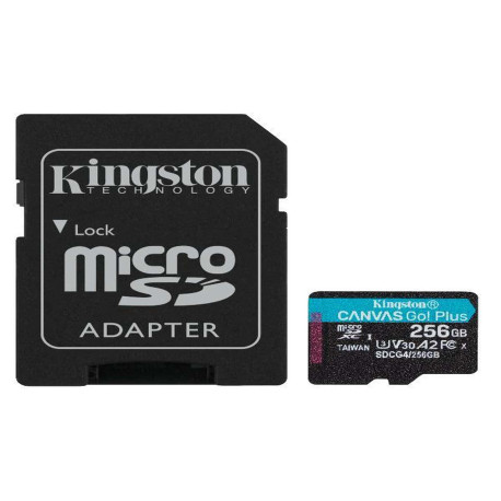 Kingston MicroSD Canvas Go! Plus 256GB con adattatore