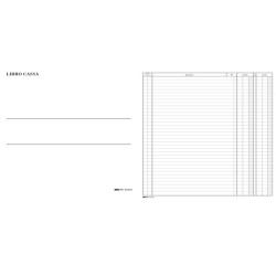 Libro cassa - 31 x 24,5cm - 100 fogli - Edipro