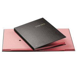 Libro firma - 14 intercalari rinforzati - 24x34 cm - nero - Fraschini