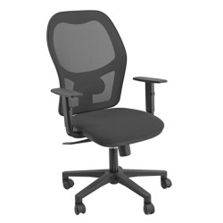 Seduta operativa Hubble HUHUVE - tessuto Eco - braccioli regolabili - nero - Unisit