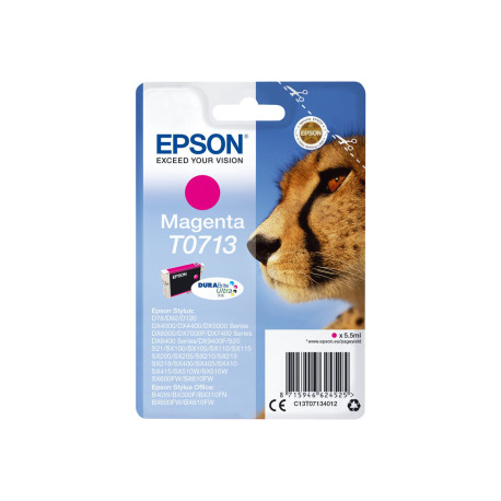 Epson T0713 - 5.5 ml - magenta - originale - blister con allarme a radiofrequenza - cartuccia d'inchiostro - per Stylus DX9400,