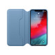 Apple Folio - Flip cover per cellulare - pelle - blu cape cod - per iPhone XS Max
