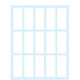 Etichette bianche in busta - 48x20 - 10 ff