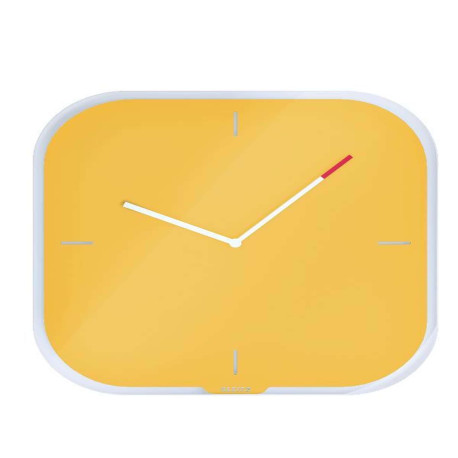Leitz COSY orologio da parete giallo