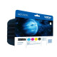 KIT 4 CARTUCCE COLORE PER MFC-J6510DW-J6910DW ( NERO-CIANO-MAGENTA GIALLO ) BLISTER DURATA 1200 PAGINE