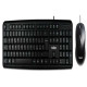 KIT CT20 KEYBOARD + MOUSE USB BLACK