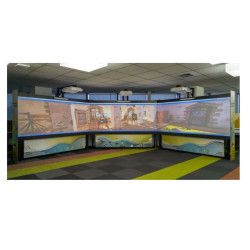 KIT FORMATO DA 3 PZ EB-735FI CON UNITÀ DI TOCCO STRUTTURA AUTOPORTANTE MULTIMEDIA SERVER - LICENZA 3 ANNI